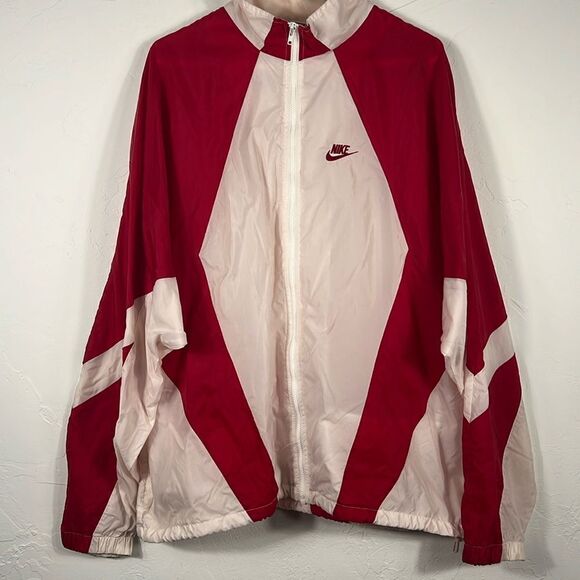 🔥🔥 True Vintage 90’s NIKE Nylon Full Zip Lightweight Windbreaker Jacket - XXL - Picture 1 of 12